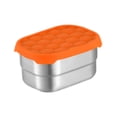 thumbnail image 1 of simhoa Stainless Steel Food Storage Container Lunch Box Stackable Snack Box Airtight Meal Prep Container for Household Travel Office Rectangular Small, 1 of 8