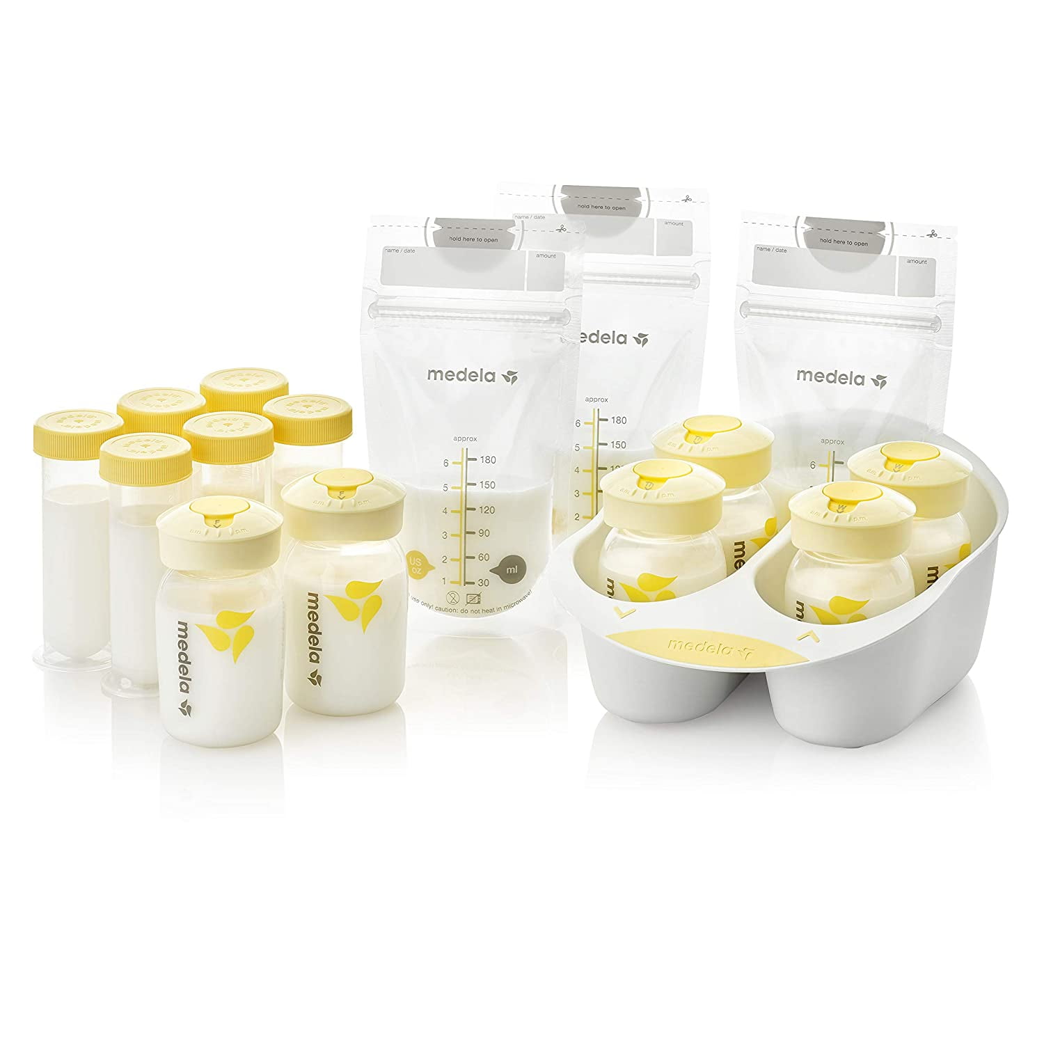 Medela Breast Milk Storage Solution Set, Breastfeeding Supplies &  Containers, Breastmilk Organizer & Bags, Made Without BPA