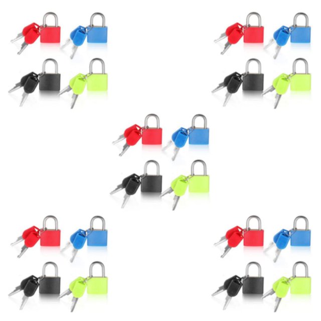 stanreset 4 Pcs de Coussinets de Valise Résistants aux Intempéries pour Tous les Besoins de Voyage, Petits Coussinets Sécurisés pour Valises 5Ensemble