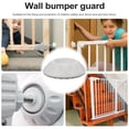 thumbnail image 4 of OULII 5pcs Wall Guard Protector White Rubber Wall Protection For Home Safety, 4 of 8