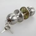 thumbnail image 2 of Stainless Rotation  Door Knobs Entrance Passage Lock With Key, 2 of 5