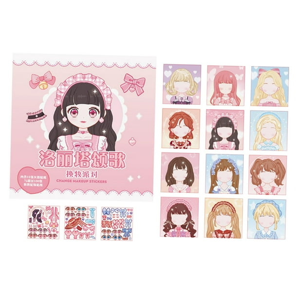 Dress up doll sticker book discount