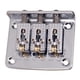 thumbnail image 4 of Puente de silla de de rodillo de guitarra de 3 cuerdas con tornillos de puente de 4 piezas de llaves Piezas de instrumentos de cuerda Plata CUTICAT Guitar Roller Saddle Bridge, 4 of 8