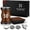 Bronze, variant on 4 Angles High Carbon Stainless Steel Rolling Knife Sharpener with 400, 1000 & 3000 Replacement Discs - Blunt Knife Sharpening Kit with 12°, 15°, 20°, and 25° Sharpening for Kitchen & Chef's Knives