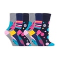 thumbnail image 1 of Gentle Grip - 6 Paires Chaussettes pour Femmes Gentle Grip Mi-Mollet Non Élastiques, 1 of 2