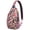 Brown Bear Sli, variant on Galaxy Sky Unicorn Sling Backpack for Women, Rainbow Fantasy Print Crossbody Bag with Clouds Stars and Mystical Forest Scene