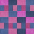 thumbnail image 1 of Ahgly Company Indoor Square Patterned Purple Novelty Area Rugs, 5' Square, 1 of 6