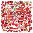 thumbnail image 1 of Paquete de pegatinas con tema de cereza, 50 unidades, vinilo impermeable, 1 of 2