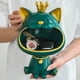 thumbnail image 3 of Figura de Resina JShteea Con Gato La Fortuna para Estudio verde, 3 of 9