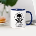 thumbnail image 3 of CafePress - To Arr Is Pirate - 11 oz Ceramic Mug - Novelty Coffee Tea Cup, 3 of 4