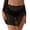 Black, variant on Fshinging Women Swim Shorts Sheer Wrap Knot Waist Skirt Cover Up Skirt Beach Wrapshiny Wraps Cover Ups For Wear Panties Brief
