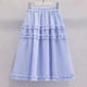 thumbnail image 5 of Vestido de Niña de la Flor de la Longitud Media de una Línea Falda Plisada, la Falda de la Niña de la Escuela Baila la Actuación Del Festival de Vestir, 5 of 8