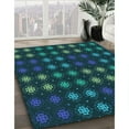 thumbnail image 2 of Ahgly Company Indoor Rectangle Patterned Dark Cyan Green Area Rugs, 7' x 10', 2 of 6