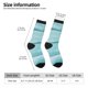 thumbnail image 2 of Fotbe Teal Turquoise Wood Calcetas Largas con Estampado para Hombre y Mujer – Calcetas de Compresión Transpirables y Elásticas, Viajar y Uso Diario Talla 5-11, 2 of 6