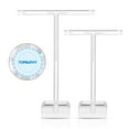 thumbnail image 4 of Miangastore TOPBATHY 4pcs Acrylic Earrings Stand Holder T-shape Ear Studs Display Rack Jewelry Organizer (Transparent), 4 of 9