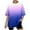 Blue, variant on Htigea Pitauce T Shirts for Women Fashion Casual Solid Color Crewneck Short Sleeve Shirt Loose Fit Tunic Blouses Summer Basic Top Purple,S