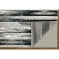 thumbnail image 4 of Feizy Micah Modern Abstract, Black/Silver/Gray, 8' x 10' Area Rug Easy Care Stain Resistant Fade Resistant Industrial Floor Rug for Living room Bedroom, 4 of 9