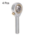 thumbnail image 3 of Unique Bargains 4 Packs POSB4 1/4' Roulement d'Extrémité de Tige 1/4'-28 UNF Filetage à Droite Mâle, Extrémité de Tige en Acier Inoxydable avec des Écrous de Serrage, 3 of 4