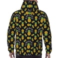 thumbnail image 7 of Xecao Pineapple Pattern Men's Adult Pullover Hoodie,Hooded Sweatshirt-4X-Large, 7 of 7