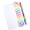 White, variant on 12 Pocket Expandable File Folder Letter Size Document Organizers Expanding File Organiser Sorting Folder Elastic Closure