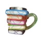 thumbnail image 3 of Taza de café con forma de libro apilado, adorno de escritorio, boca ancha, multifuncional para escritorio Estilo A, 3 of 9