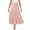 Pink, variant on Fvwitlyh Ladies Skirts Women's Summer Elastic High Waist Boho Maxi Skirt Casual Drawstring A Line Long Skirt Army Green,L