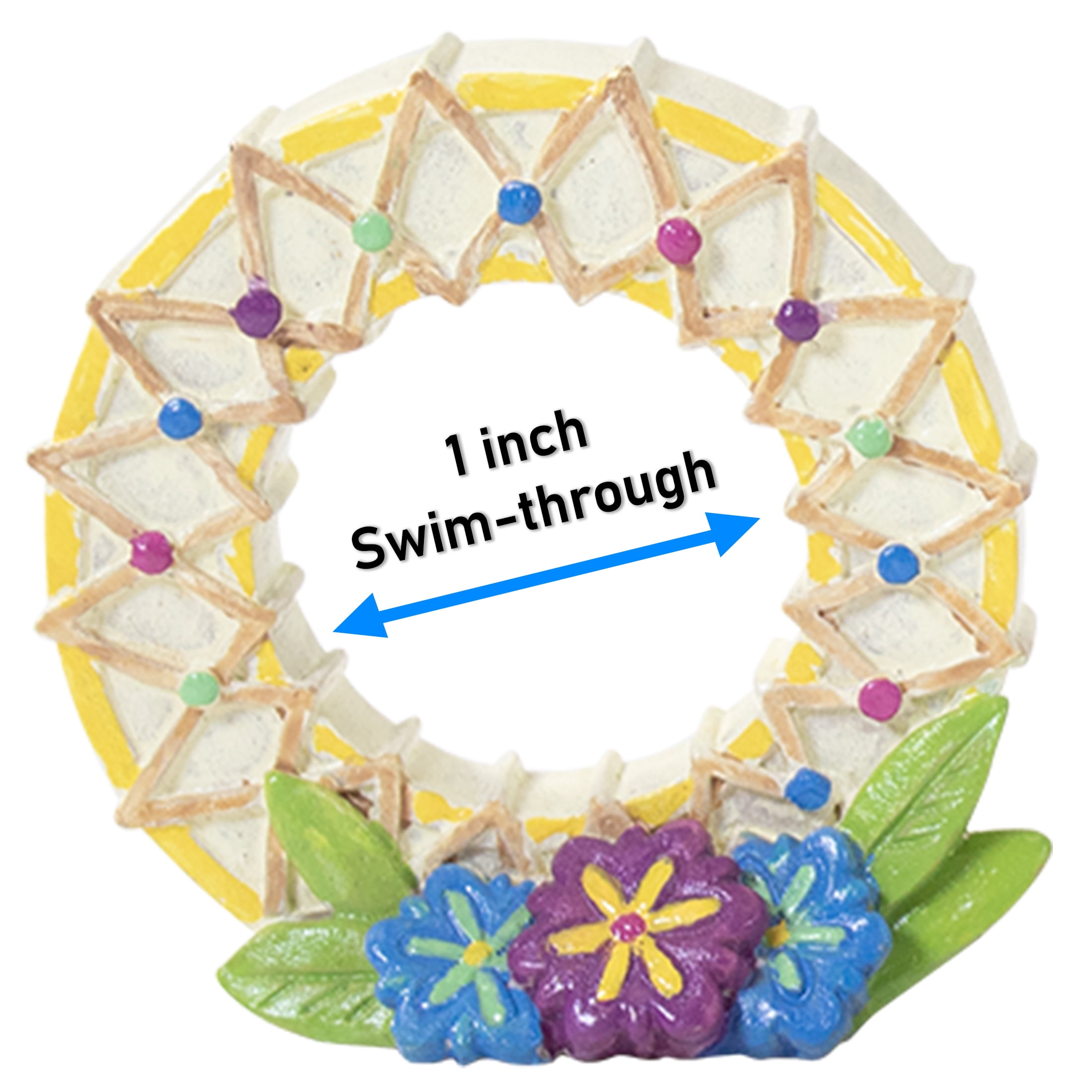 Penn-Plax Peace & Love Resin Aquarium Decor for Fish Tanks - Small Sized - Selection Will Vary