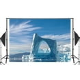 thumbnail image 1 of ABPHQTO 150x220cm montañas nevadas Digital impreso fotografía telón de fondo Prop foto de fondo, 1 of 2