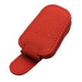 thumbnail image 2 of Clip para gafas de sol para visera de coche, soporte premium para gafas de coche para adultos y mujeres Rojo, 2 of 9