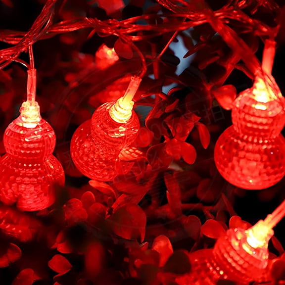 LINLIN LED String Lights LED Gourd Lights String Battery Powered Fairy Lights for DIY Home Party Holiday Wedding Tree Decoration