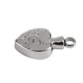 thumbnail image 3 of Stainless Steel Heart Cremation Urn Keepsake Memorial Pendant Yuyangstore La cremación colgante, 3 of 6