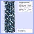 thumbnail image 3 of Mainstays Kids Gamer Glow-in-the-Dark Blackout Curtain Panel, Rod Pocket with Back Tabs, Navy Blue, 38 in x 84 in, 1 Panel, 3 of 10