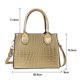 thumbnail image 2 of Bolso tejido simple a la moda, bolso de hombro para mujer de viajero de gran capacidad, tidegolden, 2 of 5
