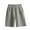 Gray, variant on Plebaso Kids Shorts Boys Girls High Waist Cotton Sweat Shorts Solid Color Pull on Shorts with Pockets