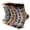 Multicolor, variant on 6 Pairs Kids School Athletic Sports Cotton Socks, Breathable Soft Crew Socks for Teen Girls Boys