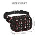 thumbnail image 4 of Easygdp Christmas Tree and Gold Socks Fanny Packs para Mujeres y Hombres, Bolsa de Cinturón, Bolsos de Cruz para Trabajo/Correr/Senderismo, 4 of 9