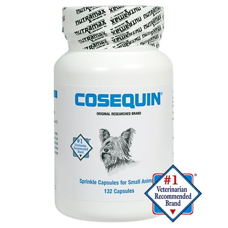 Nutramax Cosequin Standard Strength Capsules Joint Health Small Animals, Dog & Cat Supplement, 132