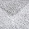 thumbnail image 4 of Tommy Bahama - Queen Quilt Set, Reversible Cotton Bedroom Decor with Matching Shams, Coastal Bedding with Textured Reverse(Distressed Water Leaves Grey, Queen), 4 of 11