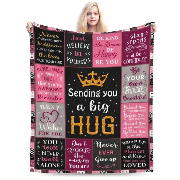 Get Well Gifts for Women, Inspirational Gifts for Women, Sending Hugs for Female, Get Well Soon Present After Surgery, Encouragement Presents for Female Men 50x40
