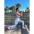 thumbnail image 6 of Resistance Loop Exercice Bands with Instruction Guide and Carry Bag, Pilates Flexbands, Set of 5, Blue, 6 of 7
