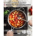 thumbnail image 7 of Cooks Standard Classic 5 Quart Stainless Steel Sauté Pan with Lid, 11 Inch Deep Frying Pan, Induction Cookware Cooking Saute Skillet, Jumbo Cooker with Stay-Cool Handle, Dishwasher & Oven Safe, 7 of 7