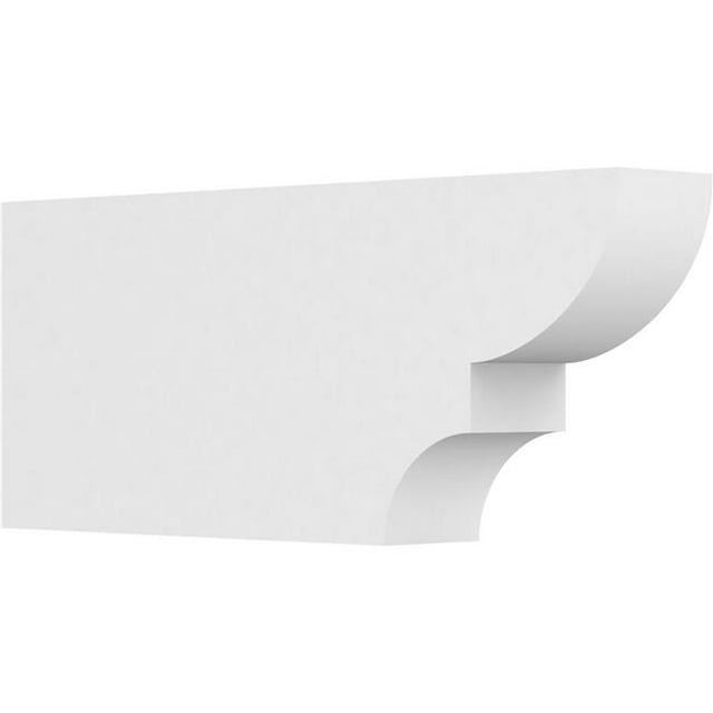 Ekena Millwork RFTP04X10X24RID 10 x 4 x 24 Pouces Standard Ridgewood Architecture Grade Queue de Chevron PVC