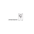 thumbnail image 3 of CRL D992A36LHCE Satin Anodized 36" Left Hand Closed End Standard Partition Post, 3 of 3