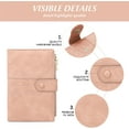 thumbnail image 4 of YooGuoGuo Women's small wallet Leather Bifold RFID blocking Passport Holder with zipper, 4 of 7