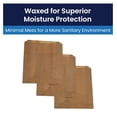 thumbnail image 5 of Waxed Receptacle Liners, 250 Count - Feminine Hygiene Waste Bags, 9.25 x 10.5 x 3.25 in, Leak-Proof Sanitary Disposal Bags for Public Restrooms, 5 of 6