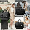 thumbnail image 3 of Gynky Travel Duffle Bag Weekender Bags for Women with Shoe Compartment Carry on Overnight Bag with Toiletry Bag Hospital Bag for Labor and Delivery Weekender Overnight Bag for Trave Sport Hospital, 3 of 9