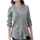 thumbnail image 1 of Moda Mujer Causal Blusa sólida Camiseta de manga larga Otoño Sweartshirt Tops Fridja  czfsfas6236, 1 of 9