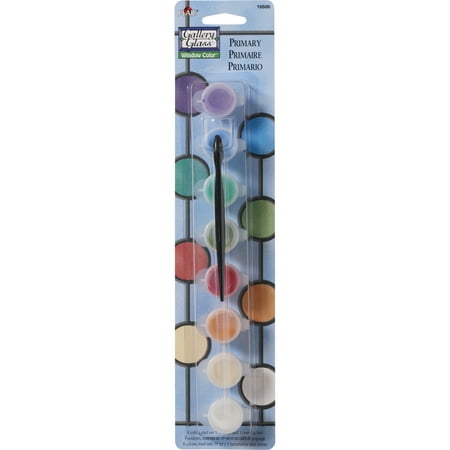 - Gallery Glass Window Primary Color 8-Piece Paint Set, 16686