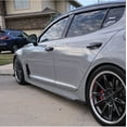 thumbnail image 5 of Real Carbon Fiber Side Skirts For Kia Stinger 2018-2023 Under Door Rocker Panels Valance Extension Lip, 5 of 8