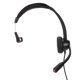 thumbnail image 5 of Auriculares telefónicos con cancelación de Ruido, cómodos Auriculares de comunicación de un Solo oído para computadoras PC, Negro, 5 of 14